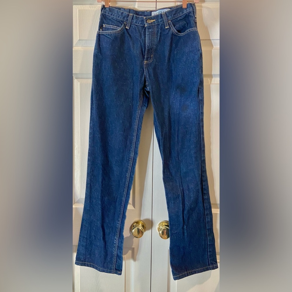 Carhartt FR Jeans 31x36 Flame Resistant Blue Denim Cotton Mens Work Pants